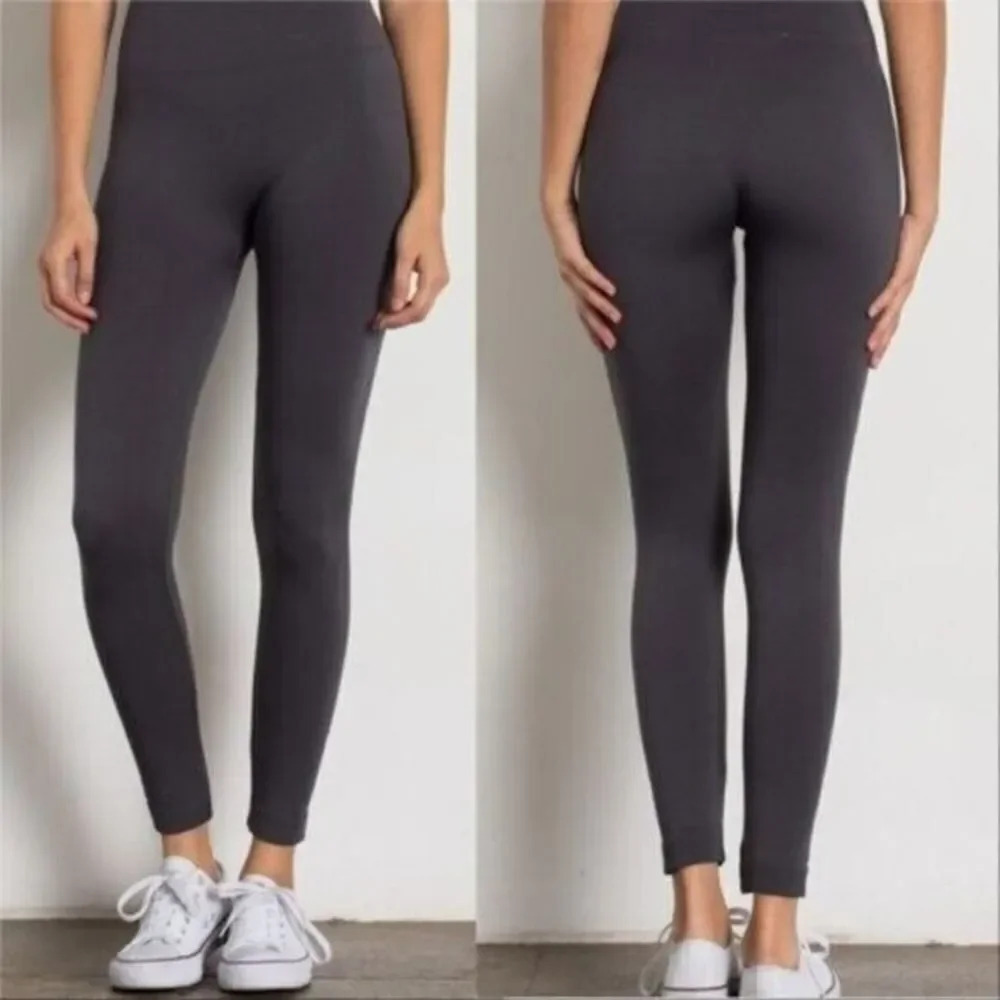 Boutique Olivaceous Gray Cotton Skinny Leggings S